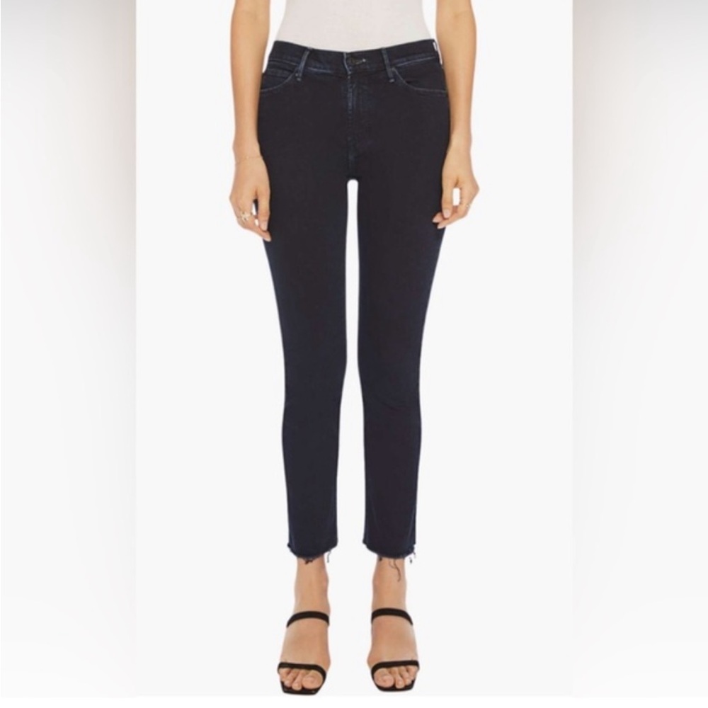 MOTHER The midrise dazzler ankle fray holding hands jeans SIZE 26 0960